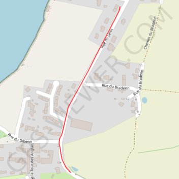 Itinéraire 2013-02-18_101711, distance, dénivelé, altitude, carte, profil, trace GPS