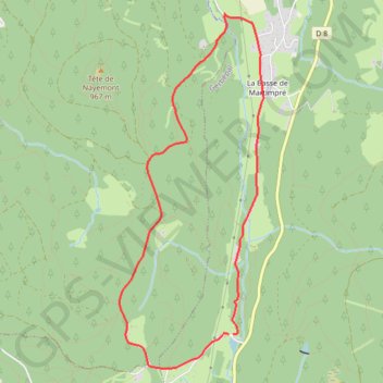 Itinéraire Chapelle Sainte-Anne, distance, dénivelé, altitude, carte, profil, trace GPS