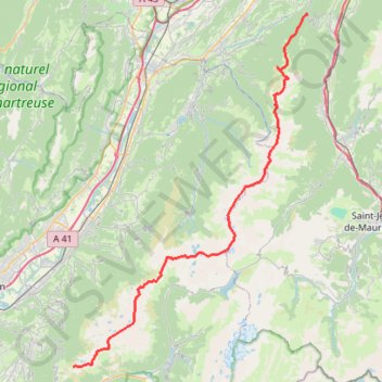 Itinéraire Traversée de Belledonne par les crêtes, distance, dénivelé, altitude, carte, profil, trace GPS