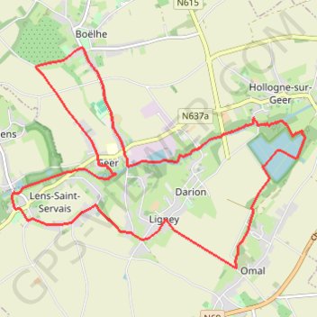 Itinéraire Geer 15K PIA, distance, dénivelé, altitude, carte, profil, trace GPS