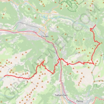 Itinéraire Samoëns - Samance, distance, dénivelé, altitude, carte, profil, trace GPS