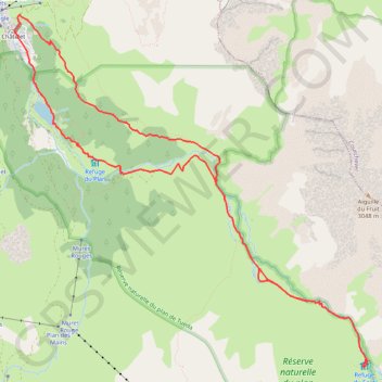 Itinéraire Tuéda_Saut, distance, dénivelé, altitude, carte, profil, trace GPS
