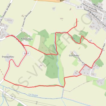 Itinéraire Circuit de Jeanine - Lavalette, distance, dénivelé, altitude, carte, profil, trace GPS