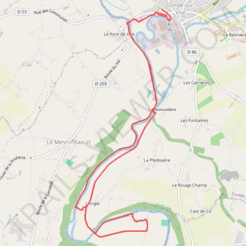 Itinéraire 1 - 11.2 GUERIN 2025, distance, dénivelé, altitude, carte, profil, trace GPS