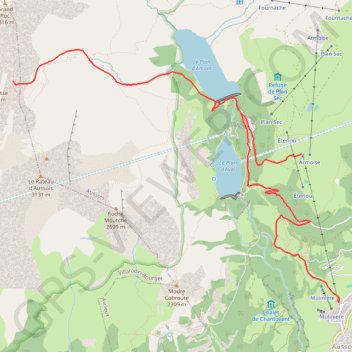 Itinéraire Col de la Masse, distance, dénivelé, altitude, carte, profil, trace GPS