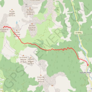 Itinéraire La Gardiole, distance, dénivelé, altitude, carte, profil, trace GPS