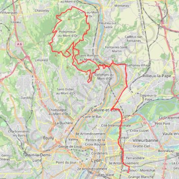 Itinéraire mdo_lionel_8jan, distance, dénivelé, altitude, carte, profil, trace GPS