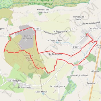 Itinéraire Tracé du 13 km, distance, dénivelé, altitude, carte, profil, trace GPS