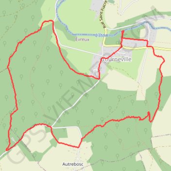Itinéraire Autrebosc, distance, dénivelé, altitude, carte, profil, trace GPS