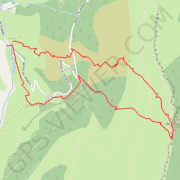 Itinéraire Rocher du Baconnet depuis Gresse (Vercors), distance, dénivelé, altitude, carte, profil, trace GPS