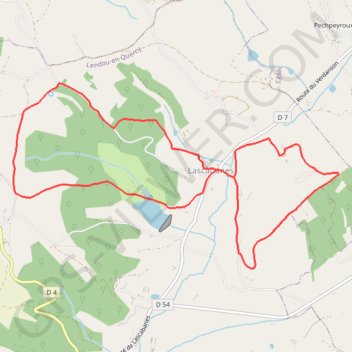 Itinéraire Circuit de Saint-Jean-de-Froid et de Marranes - Lascabanes, distance, dénivelé, altitude, carte, profil, trace GPS