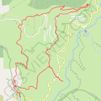 Itinéraire 2024 09 27 - gorges de Daluis point sublime sams, distance, dénivelé, altitude, carte, profil, trace GPS