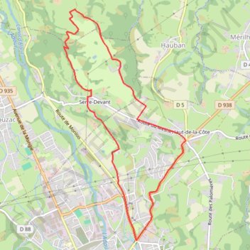 Itinéraire Haute Bigorre - Le Tour du Golf, distance, dénivelé, altitude, carte, profil, trace GPS