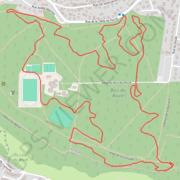 Itinéraire Darnétal VTT, distance, dénivelé, altitude, carte, profil, trace GPS