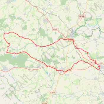 Itinéraire Rando de printemps - grand parcours, distance, dénivelé, altitude, carte, profil, trace GPS