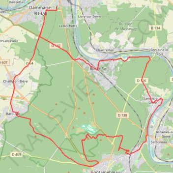 Itinéraire ESD 001, distance, dénivelé, altitude, carte, profil, trace GPS
