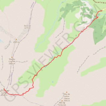 Itinéraire Grande Combe, distance, dénivelé, altitude, carte, profil, trace GPS