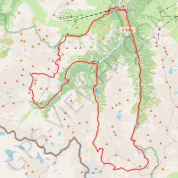 Itinéraire Randonnée 4 jours autour de Cauterets, distance, dénivelé, altitude, carte, profil, trace GPS