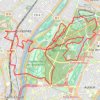 Itinéraire BOIS DE BOULOGNE, distance, dénivelé, altitude, carte, profil, trace GPS