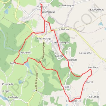 Itinéraire Départ, distance, dénivelé, altitude, carte, profil, trace GPS