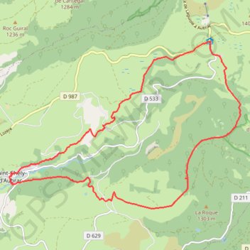 Itinéraire La voie romaine - Saint-Chély-d'Aubrac, distance, dénivelé, altitude, carte, profil, trace GPS