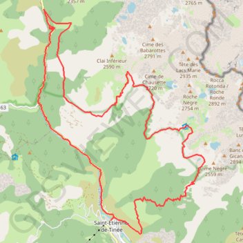 Itinéraire Chemin de l'energie, distance, dénivelé, altitude, carte, profil, trace GPS