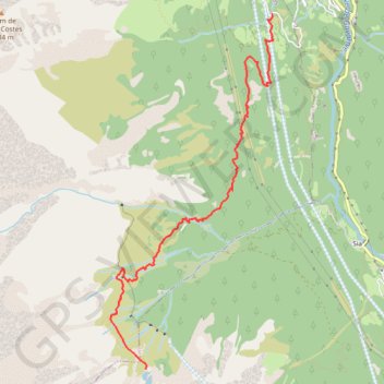 Itinéraire Lac de Bastampe, distance, dénivelé, altitude, carte, profil, trace GPS