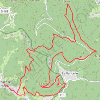Itinéraire Rando du Val d'Argent, distance, dénivelé, altitude, carte, profil, trace GPS