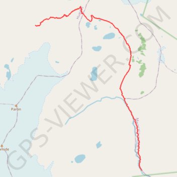 Itinéraire Santa Cruz 3/4, distance, dénivelé, altitude, carte, profil, trace GPS