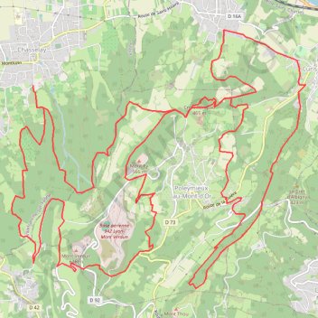 Itinéraire Chasselay, distance, dénivelé, altitude, carte, profil, trace GPS