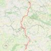 Itinéraire La Vélo Francette : Flers - Domfront - Mayenne, distance, dénivelé, altitude, carte, profil, trace GPS