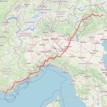 Itinéraire 3-Misurina, Auronzo di Cadore - Le Pradet, distance, dénivelé, altitude, carte, profil, trace GPS