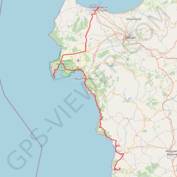 Itinéraire J01 - 141km - 3h, distance, dénivelé, altitude, carte, profil, trace GPS