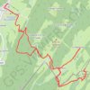 Itinéraire Crêt au Merle, distance, dénivelé, altitude, carte, profil, trace GPS