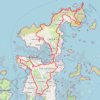 Itinéraire Bréhat : le tour de l'ßle, distance, dénivelé, altitude, carte, profil, trace GPS