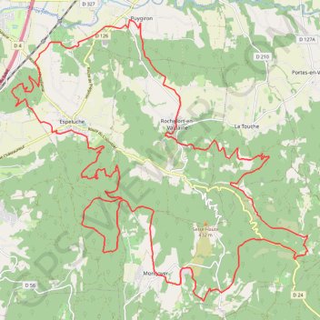 Itinéraire Puygiron, distance, dénivelé, altitude, carte, profil, trace GPS