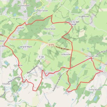 Itinéraire Chemin de l'âme de l'âne au Rio Négro, distance, dénivelé, altitude, carte, profil, trace GPS
