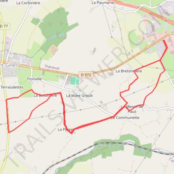 Itinéraire 5 - trail_agnelets_9.5kms, distance, dénivelé, altitude, carte, profil, trace GPS