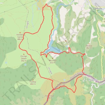 Itinéraire 06-JAN-17 01:13:33 PM, distance, dénivelé, altitude, carte, profil, trace GPS