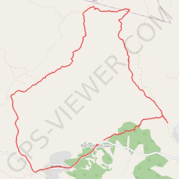 Itinéraire T2019-12-15-14-44, distance, dénivelé, altitude, carte, profil, trace GPS