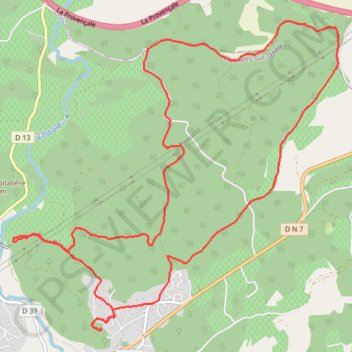 Itinéraire Flassans sur Issole, distance, dénivelé, altitude, carte, profil, trace GPS