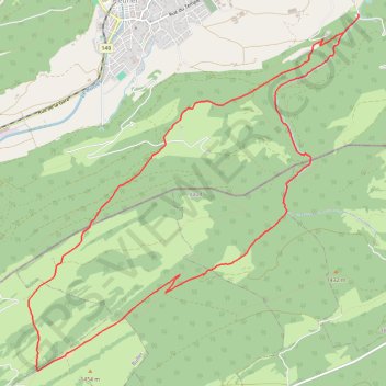 Itinéraire Path, distance, dénivelé, altitude, carte, profil, trace GPS
