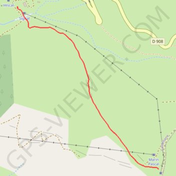 Itinéraire Ski Anne la Foux, distance, dénivelé, altitude, carte, profil, trace GPS