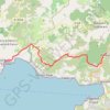 Itinéraire Corse du sud, Porto-Pollo Olmeto, distance, dénivelé, altitude, carte, profil, trace GPS