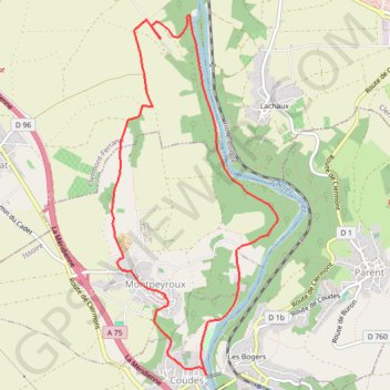 Itinéraire 1, distance, dénivelé, altitude, carte, profil, trace GPS