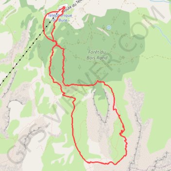 Itinéraire La boucle vallon Froid-Vallon d'Ane, distance, dénivelé, altitude, carte, profil, trace GPS