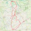 Itinéraire téléthon les motos de Franck 2025, distance, dénivelé, altitude, carte, profil, trace GPS