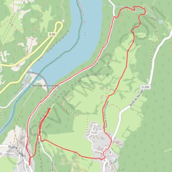 Itinéraire ITIBFC000V51B1RN, distance, dénivelé, altitude, carte, profil, trace GPS