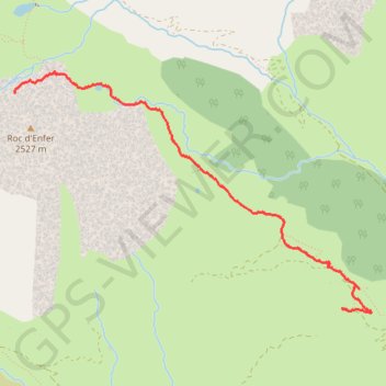 Itinéraire Rando 2 jour 1 - montée au bivouac, distance, dénivelé, altitude, carte, profil, trace GPS