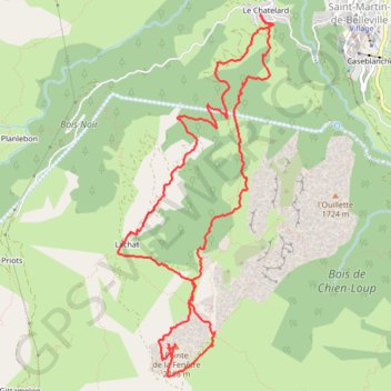 Itinéraire Pointe de la Fenetre, distance, dénivelé, altitude, carte, profil, trace GPS